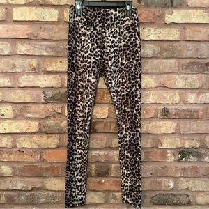 Suzette collection Leopard Print Leggings EUC One size